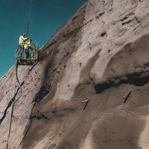 Concreto lanzado Concreto lanzado